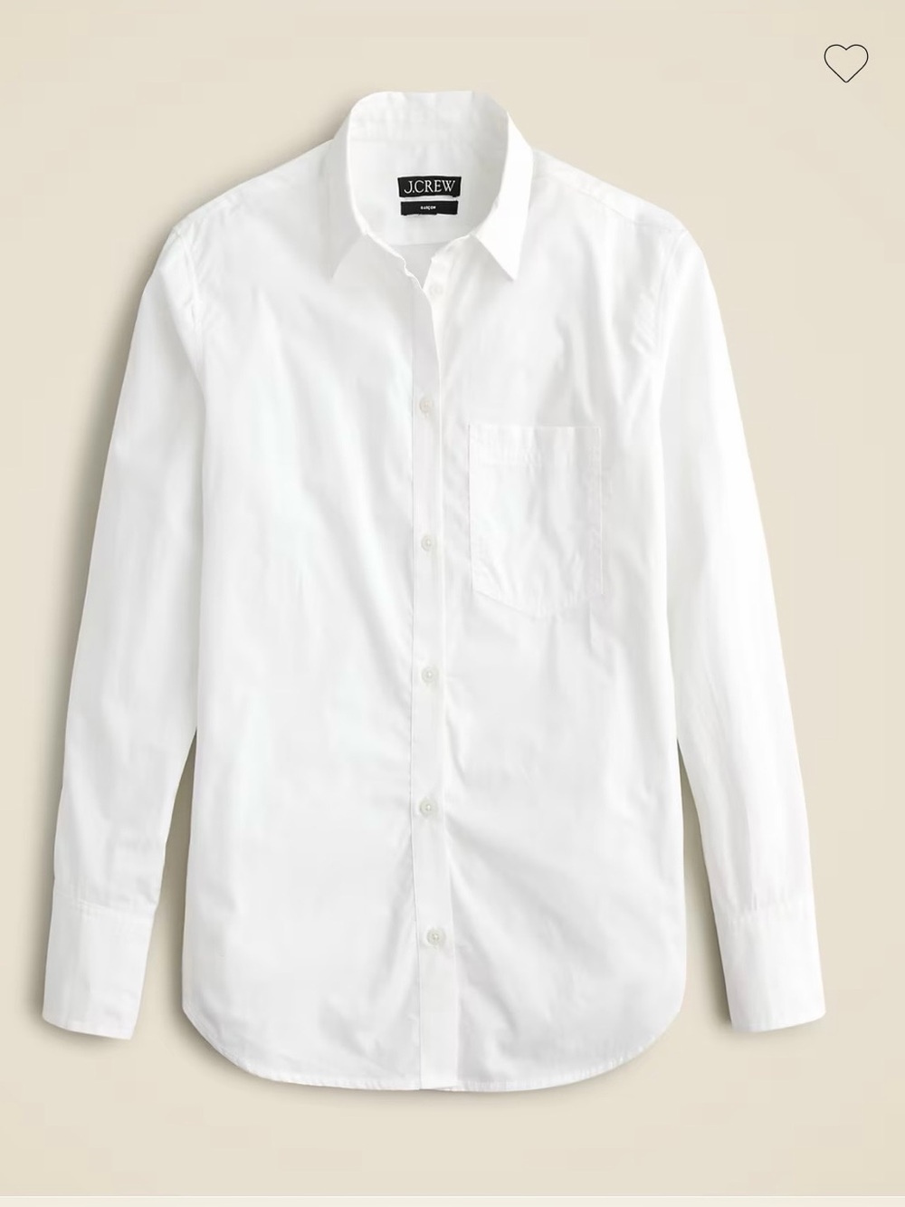 J. Crew Garçon Classic Fit Button Down Blouse